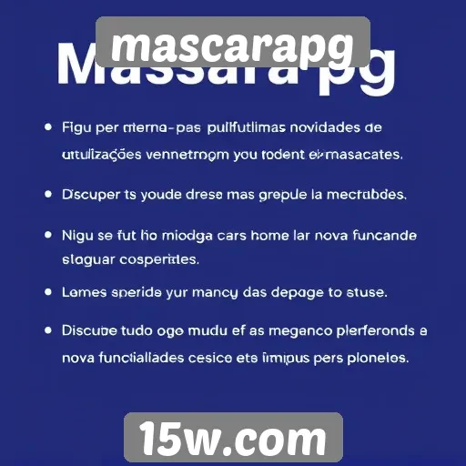 Novidades e atualizações recentes no mascarapg